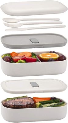Stay Eco-Friendly on Your Picnic with our 2-Layer Organic BPA Free Plastic Lunch Box