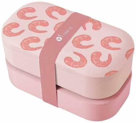 189.5*105*112.4 mm Double Layer Fridge BPA Free Food Lunch  Container
