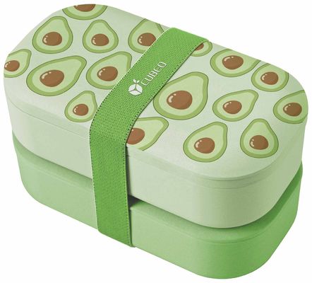 189.5*105*112.4 mm Double Layer Fridge BPA Free Food Lunch  Container