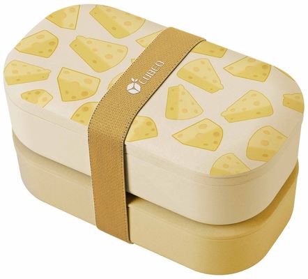 189.5*105*112.4 mm Double Layer Fridge BPA Free Food Lunch  Container