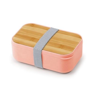 0-1L Capacity Customized Logo Bamboo Lid Cutlery BPA Free Microwave Safe Lunchbox