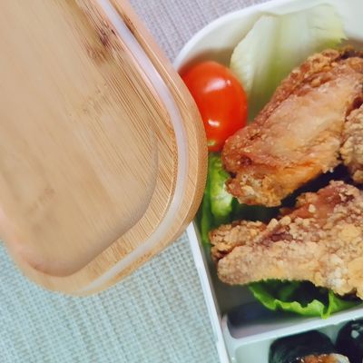 T113 Single Tier Eco-Friendly Bamboo Lid Bento Lunch Box with Cover