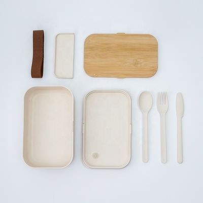 Stocked Market Glitter Gift Bento Box 196.5*124*74mm with Easy Clean Bamboo Fiber Lid