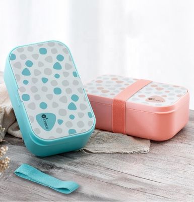 CLASSIC Design Style Plastic School Lunch Box with Thermal Bag and Water Cup Included