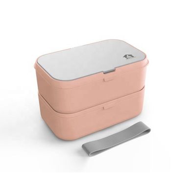 Food Container Feature Microwavable 2-Layer 1000-2000 ml Lunchbox for Adults and Kids