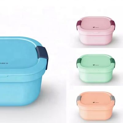 Multifunctional Rectangle Eco BPA Free Plastic Salad Fridge Storage Container with Bag