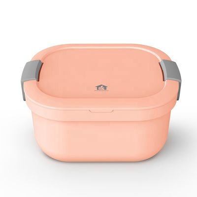 Multifunctional Rectangle Eco BPA Free Plastic Salad Fridge Storage Container with Bag