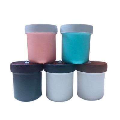Food Grade BPA Free Eco-friendly Colorful Customized Plastic Juice Cup for Ice Cream