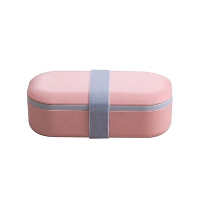 Teenagers' Eco Recyclable Microwave Heated Lunch Box with Customized Logo and Color