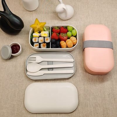 Teenagers' Eco Recyclable Microwave Heated Lunch Box with Customized Logo and Color