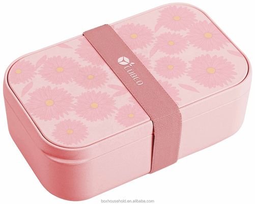 1-3L, 1200ml BPA-Free Bamboo Fiber Bento Box for Girls' Heatable Lunch