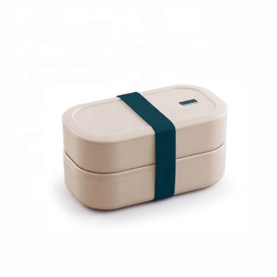 Rectangle 3 Compartiment Microwave Safe Custom Potluck Lunch Box with Movable Divider