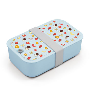 Plastic BPA-free Single-layer Lunch Box for Children Storage Container Recycled Leakproof