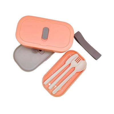 Large Capacity Bento Box for Adult 100% Leakproof Natural Plastic Lunch Box Easy to Clean