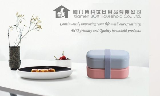 Large Capacity Bento Box for Adult 100% Leakproof Natural Plastic Lunch Box Easy to Clean
