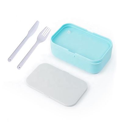 Custom Design Adult Packaging Lunch Box with Cutlery and Reusable 1000ml Capacity