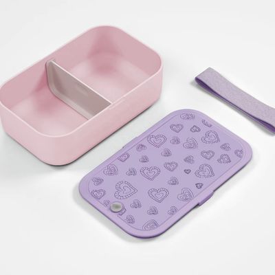 Microwaveable Food Containers with Customized Patterns Stocked and BPA Free