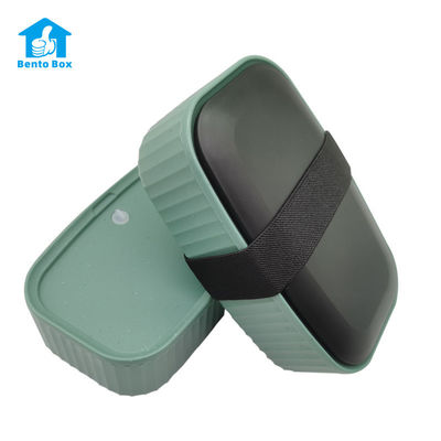 Banana Leaf  BPA Free Leak-proof Plastic Dinosaur Cartoon Lunch Box for Kids