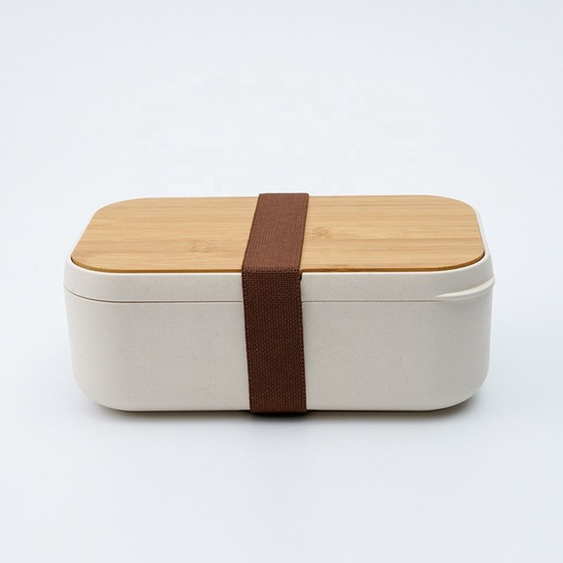 Stocked Market Glitter Gift Bento Box 196.5*124*74mm with Easy Clean Bamboo Fiber Lid